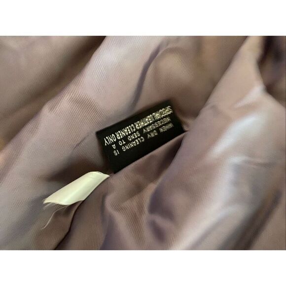 VTG 90s Y2K Wilsons Maxima Moto Boho Classic Black Leather Jacket Size M - Picture 4 of 7